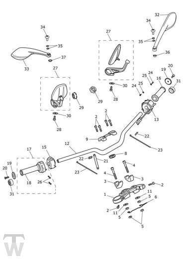 Lenker Schalter - Street Triple RS ab FIN 966534