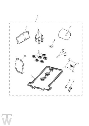 Servciekit - Street Triple RS ab FIN 966534