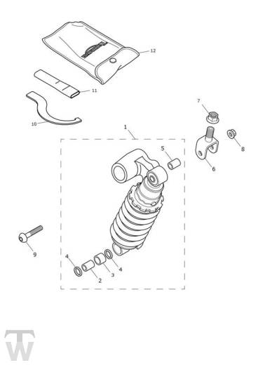 Federbein - Street Triple S ab FIN 974463
