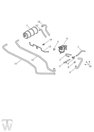 Aktivkohlefilter - Street Triple S ab FIN 974463