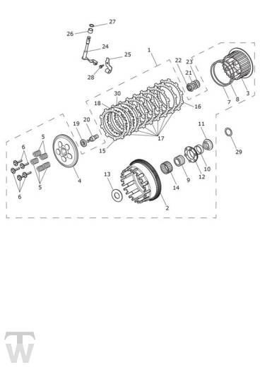 Kupplung - Street Triple S ab FIN 974463