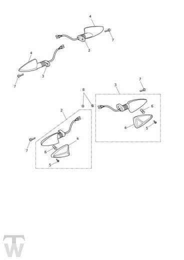 Blinker - Street Triple S 660 ab FIN 967907