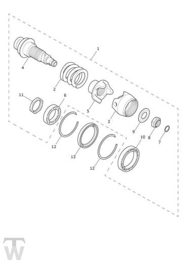 Torsionsdämpfer - Rocket 3 GT