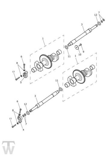 Ausgleichswelle - Speed Twin ab FIN AE2311