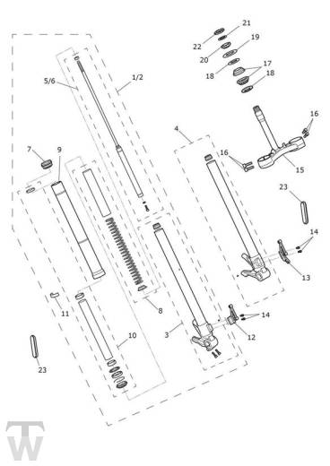 Telegabel - Speed Twin ab FIN AE2311