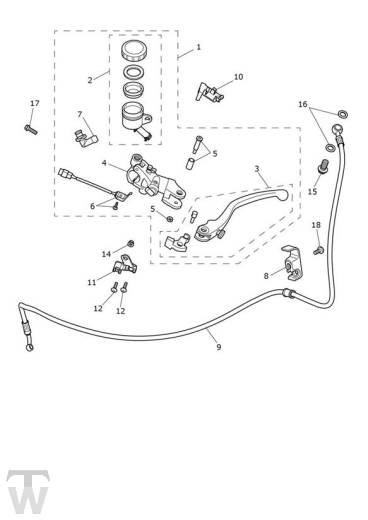 Kupplungsarmatur - Tiger 1200 GT Pro