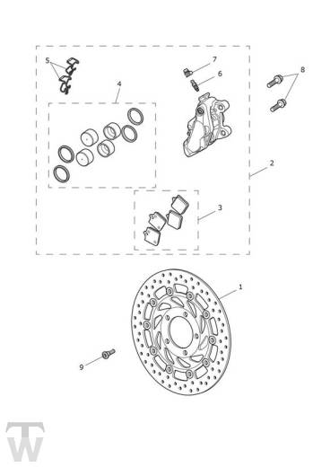 Bremse vorn - Scrambler 900