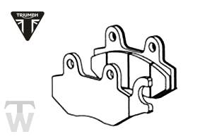 Bremsbeläge hinten  Tiger 1200 XCA