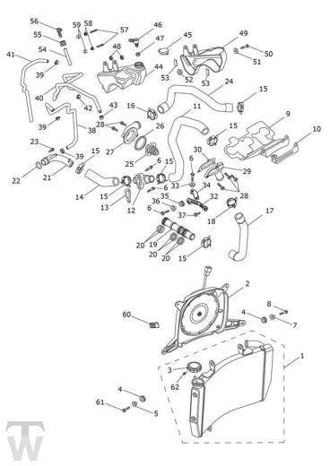 Kühlung - Street Triple R ab FIN BF1297