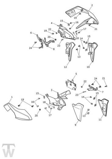 Seitenverkleidung - Street Triple RS ab FIN BF1297