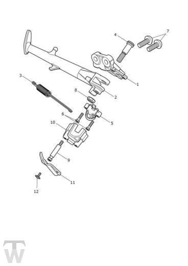 Seitenständer - Street Triple RS ab FIN BF1297