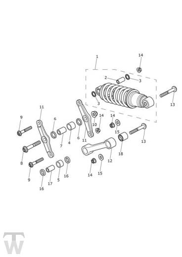 Federbein - Speedmaster 1200 bis AC1200