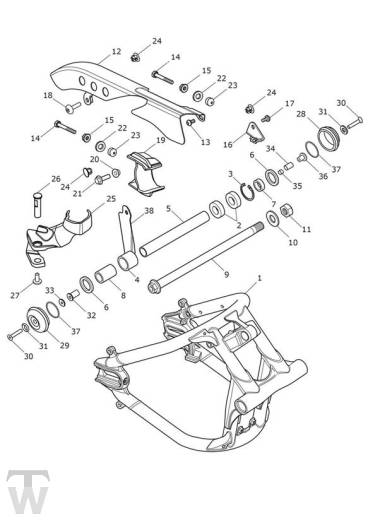 Schwinge - Speedmaster 1200 bis AC1200