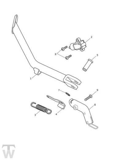 Seitenständer - Tiger 660 Sport