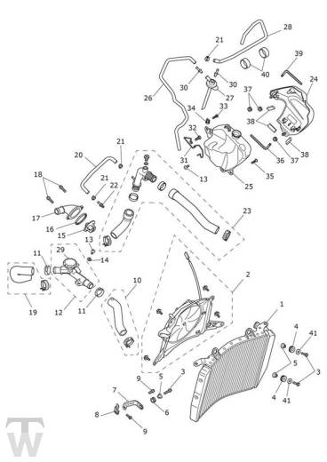 Kühlung - Speed Triple 1200 RS