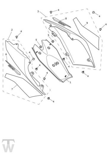 Heckverkleidung - Speed Triple 1200 RS