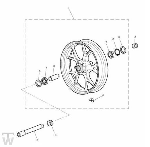 Vorderrad - Tiger Sport ab FIN750470