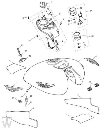 Benzintank - Speedmaster EFI ab FIN469050