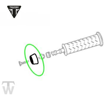 Lenkerendgewicht (nur 1x lagernd) Daytona 675 bis FIN564947