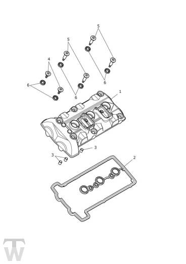 Nockenwellendeckel - Daytona 660