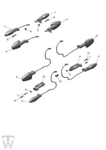 Blinker - Speed Twin RS 1200