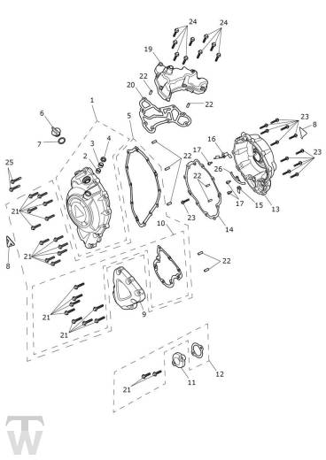 Motordeckel - Tiger 1200 Rally Explorer