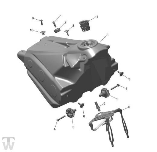 Benzintank - TF250-X bis CC7868