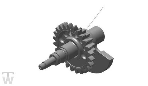 Ausgleichswelle - TF 450-RC