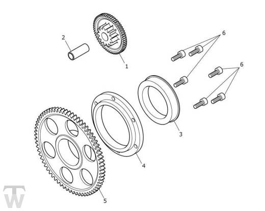 Anlasserfreilauf - Trident 660 bis BU6463