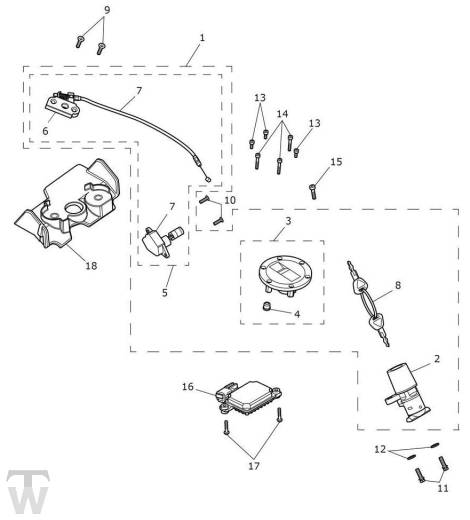 Schlosssatz - Street Triple S660 ab 967907