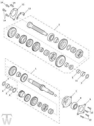 Getriebe - Rocket 3 TFC