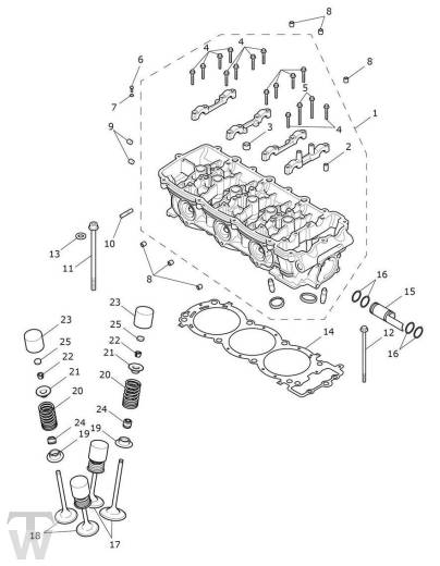 Zylinderkopf - Rocket 3 TFC