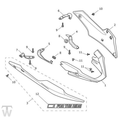 Bugspoiler - Speed Triple 1200 RX