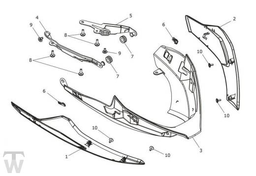 Bugspoiler Street Triple 765 RX