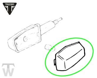 Blinkerglas Originalblinker Tiger T400 (Vergaser)