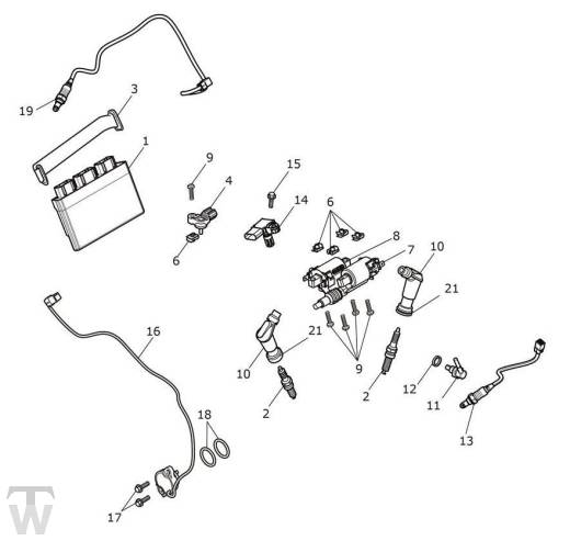 Motormanagement Scrambler 1200 XE von BP0885 CL1736