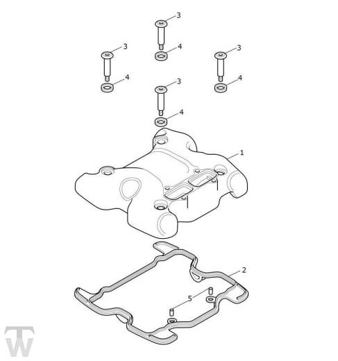 Nockenwellendeckel Scrambler 1200 XE von BP0885 CL1736