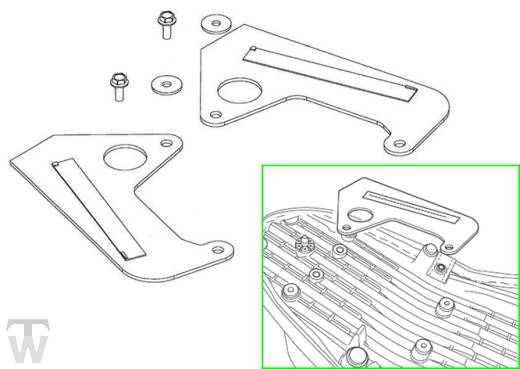 Hecktaschenhalter Street Triple R & RX ab FIN 560477