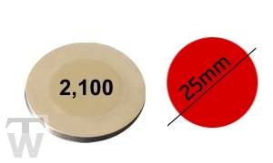 Shim D25mm, H2.100mm (nur 1x lagernd)