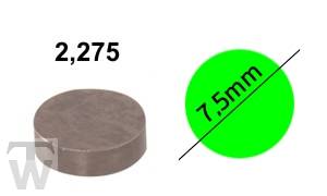 Shim D7.5mm, H2.275mm
