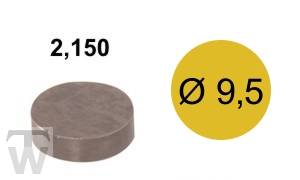 Shim D9.5mm, H2.150mm
