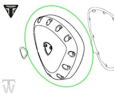 Lichtmaschinendeckel Chrom