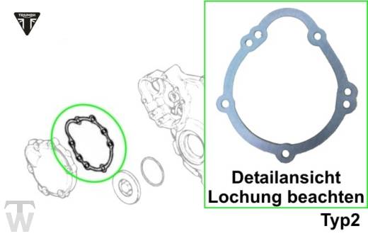 Starterdeckeldichtung Typ2 (nur 2x lagernd)