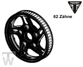 Riemenrad Schwarz Thunderbird 1600 & 1700