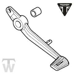 Fussbremshebel Daytona 675 ab FIN564948