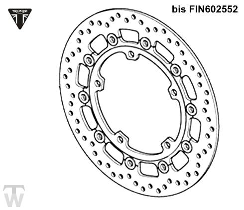 Bremsscheibe vorn (bis FIN ...) (nur 2x lagernd)