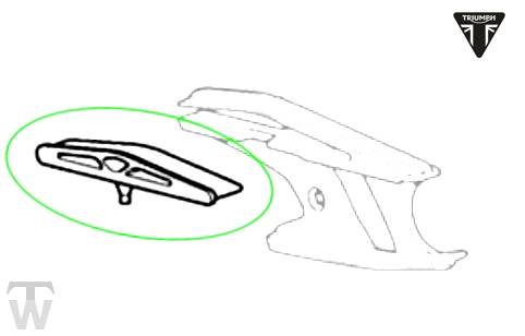 Kettenführung Dämpfer (nur 1x lagernd) Street Triple R bis FIN 560476