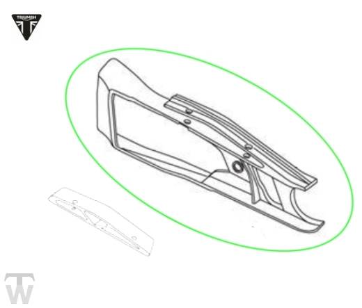 Kettenführung Street Triple ab FIN 560477