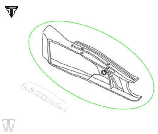 Kettenführung (nur 1x lagernd) Street Triple ab FIN 560477