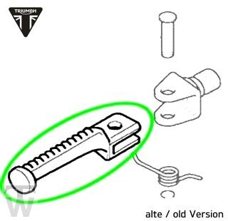 Footrest front Right Speed Triple 885/955 up to VIN141871